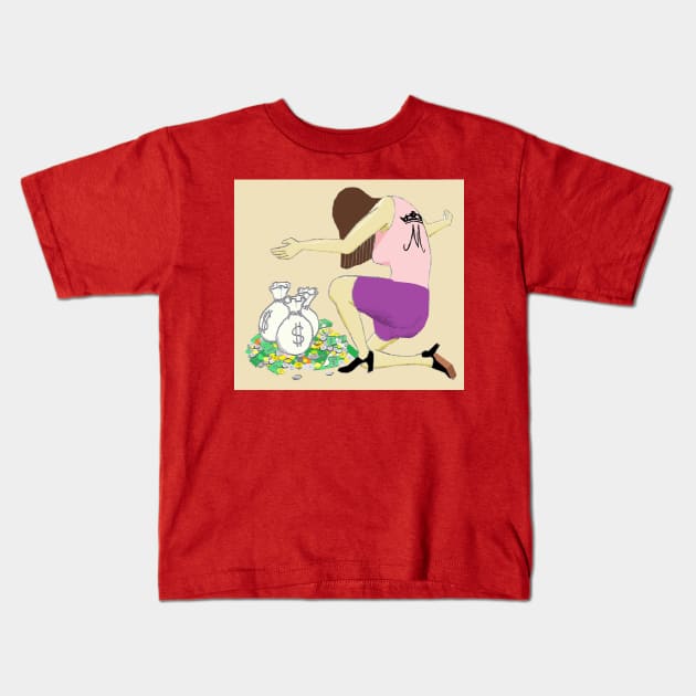 Meghan's Queen Kids T-Shirt by Limb Store